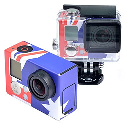 Wewoo Sticker pour GoPro Hero 3+ / 3 Autocollant de cas de modèle de drapeau rétro AU 