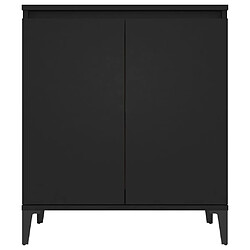 Acheter vidaXL Buffet noir 60x35x70 cm bois d'ingénierie