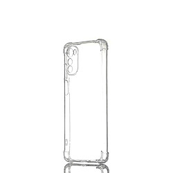 WE Coque de protection TPU MOTOROLA E32 Transparent: Anti-chocs - ultra résistant – semi-rigide - apparence du téléphone conservée