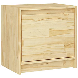 Maison Chic Table de chevet, Table de Nuit, Meuble de Rangement 40x30,5x40 cm bois de pin massif