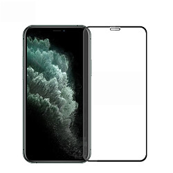 Protecteur écran en verre trempé anti-explosion noir pour votre Apple iPhone 11 Pro 5.8 pouces/X/XS