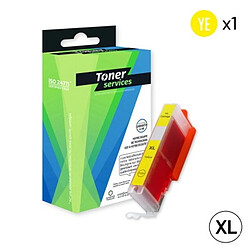 TONER SERVICES Compatible Canon CLI551XL Cartouche Jaune 6446B001 (C551XLY) 