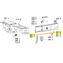 Whirlpool Bandeau complet Bandeau complet pour LAVE LINGE WHIRLPOOL - 481245217665