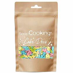 Scrapcooking Décors sucrés en pot - Alphabet - 55 g 