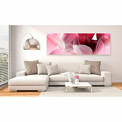 Paris Prix Tableau Imprimé Flowers : Pink Tulips 40 x 120 cm