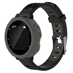 Wewoo Protection écran Étui de en silicone de montre de couleur solide pour Garmin F235 / F750 Gris