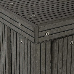 Acheter Decoshop26 Abri de poubelles extérieur conteneurs à ordures jusqu'à 4 bacs 115x140x100 cm en métal aspect bois extensible gris 04_0005609