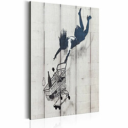 Paris Prix Tableau Imprimé Shop Til You Drop - Banksy 40 x 60 cm 