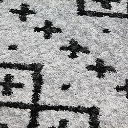 Avis Thedecofactory VENISE - Tapis toucher laineux imprimé motifs scandinaves gris 133x190