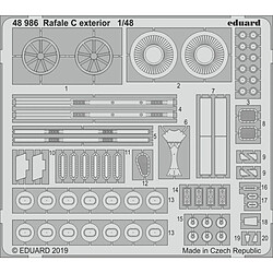 Rafale C exterior for Revell - 1:48e - Eduard Accessories