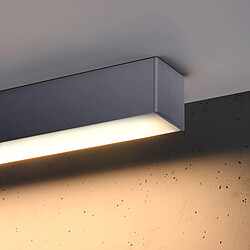 Sollux Led Intégré Semi Flush Gris Clair pas cher