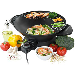 Wok electrique 5,5l 1800w noir - do.8708 - DOMO