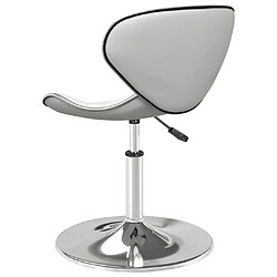 Acheter vidaXL Tabouret de bar Blanc Similicuir