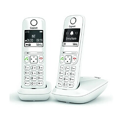 Téléphone sans fil duo dect blanc - as690duow - GIGASET