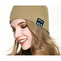 YP Select Bluetooth Hat Bluetooth Beanie Hat with Bluetooth 5.0 Built-in Stereo Mic Fit for Outdoor Sports-Jaune