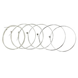 Cordes pour guitare 6pcs Cordes de Remplacement Durables Pièces d'Argents pour Guitare Acoustique