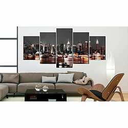 Paris Prix Tableau Imprimé Grey City 100 x 200 cm