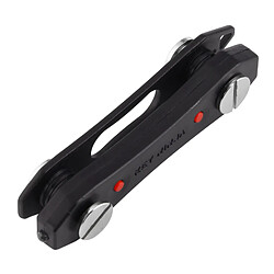 Avis Wewoo Key Ninja Multi-fonction Poche En noir Acier Inoxydable Clé Organisateur Clip Holder Gouvernante Smart Chain avec LED Lumière et Décapsuleur