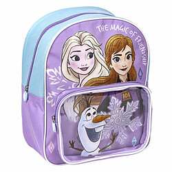 Cartable Frozen Transparent Lila 