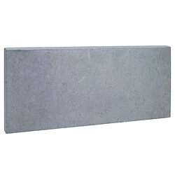 Jardinex Bordure de jardin ... - Gris bleu Bordure de jardin pierre bleue 50 x 23 x 3 cm - Gris bleu (Lot de 10)