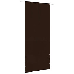 vidaXL Écran de balcon Marron 120x240 cm Tissu Oxford 