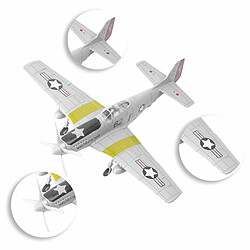 Kit De Modèle D'assemblage D'avion P-51 De La Seconde Guerre Mondiale à L'échelle 1:48 Pour Adulte Gris Clair