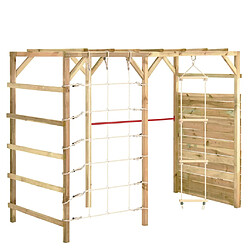 vidaXL Cadre d'escalade 240x100x170 cm Bois de pin imprégné 