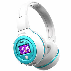 Original Zealot B570 Hifi Stéréo Bluetooth Casque Sans Fil Avec Microphone Fm Radio Micro Sd Carte Bleu