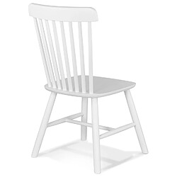 Acheter Alterego Chaise design 'MONTANA' en bois blanc