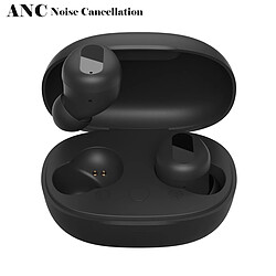 GUPBOO Casque sans fil ANC à suppression de bruit Bluetooth 5.1 Casque IPX5 Casque de sport étanche Casque avec micro Appel HD 