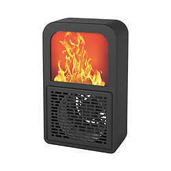 400W MINI radiateur en céramique portable refroidisseur électrique ventilateur chaud maison hiver plus chaud - Noir