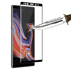 Avis Vcomp Film en VERRE Trempé Bord Incurvé Resistant pour Samsung Galaxy Note 9 6.4""/ Note9 Duos SM-N960F/ SM-N960U/ SM-N960F/DS - NOIR