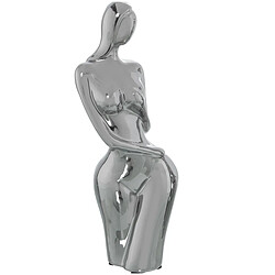 Figurine Décorative Alexandra House Living Argenté Céramique Femme