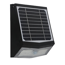 Applique solaire avec détecteur de mouvement IP65 (500Lm 4000K A++) Noire - Voltman 