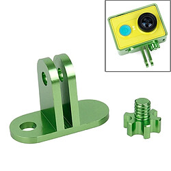 Wewoo Pour caméra de sport Xiaomi vert YI Support de casque en aluminium léger CNC 