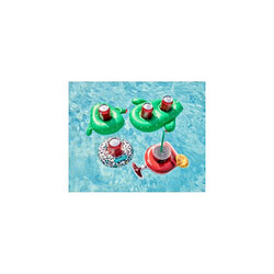 Airmyfun Porte Boisson Gonfable pour Piscine ou Plage, Flotteur, Accessoire d'Eau - Cactus 28x23cm