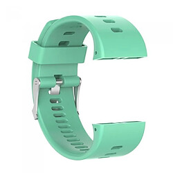 Wewoo Bracelet pour montre connectée Dragonne Sport en silicone POLAR V800 Vert menthe 