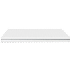 Avis vidaXL Matelas en mousse moyennement doux 200x200 cm