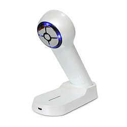 Chrono Dispositif de nettoyage du visage EMS Dispositif de massage de levage du visage Dispositif d'introduction de lumière de couleur Dispositif de beauté RF domestique(Blanc)