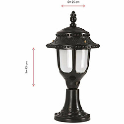 Hanah Home Lampe de jardin en ABS vintage René.