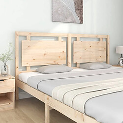 Avis Maison Chic Tête de lit scandinave pour lit adulte,Meuble de chambre 185,5x4x100 cm Bois massif de pin -MN61647