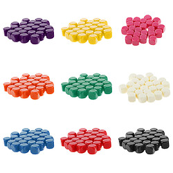 25pcs Opaque Blanc à Six Côtés Dés D6 Jeu D & D Rpg Partie Dices Fuchsia