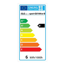 Acheter Desineo spot à LED GU10 Blanc neutre à encastrer 6 W 220 V