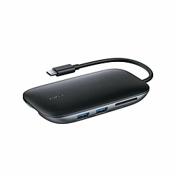 Hub USB Aukey CB-C71 Noir 100 W 