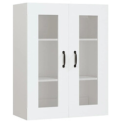 Maison Chic Armoire murale suspendue,Meuble de Rangement pour salon,cuisine Blanc 69,5x34x90 cm -MN66178