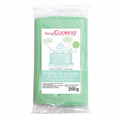 Scrapcooking Pâte à sucre vert d'eau - 250 g