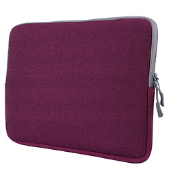 Wewoo Sacoche pour ordinateur portable Violet Macbook Pro 15,4 pouces poche souple 