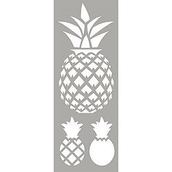 Graines Creatives Pochoir 15 x 40 cm - Ananas