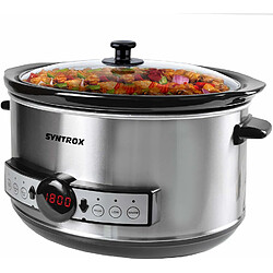 Syntrox Germany mijoteuse Digital Slow Cooker 4,5 litres avec minuterie 