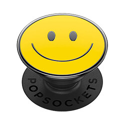 PopGrip Smartphone Maintien et Support Vidéo Design smiley jaune PopSockets 